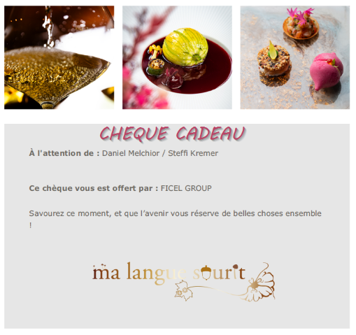 Cadeau / Geschenk – PACS Dan MELCHIOR